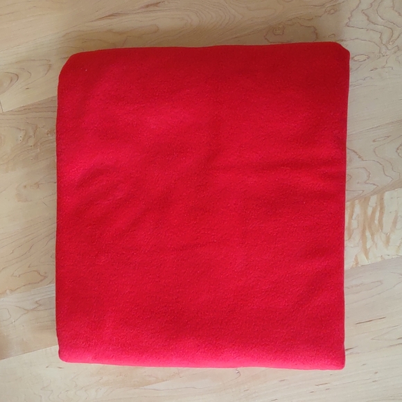JOANN Anti Pill Plush Fleece Fabric Solids In Red - Picture 2 of 5